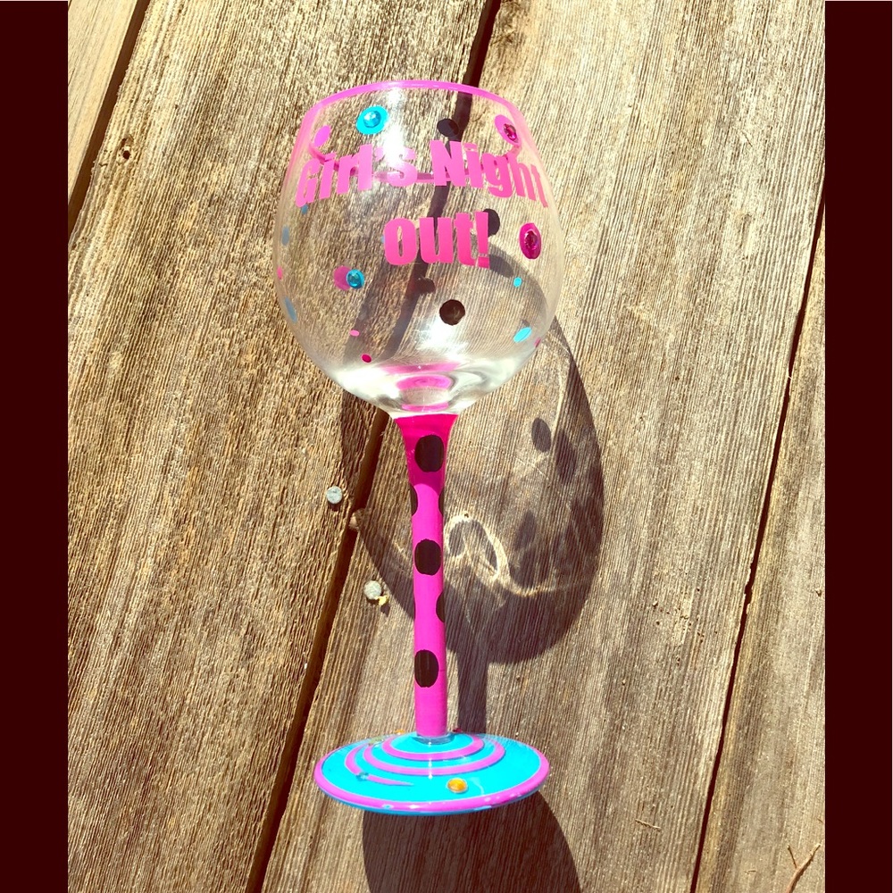 Cute wine glass